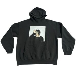 Yungblood Hoodie Large Black Graphic Loser Loner Alt Rock Music Emo Punk